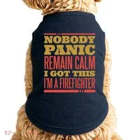 I Got This I'm A Firefighter Doggie Tank thumb 0