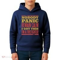 I Got This I'm A Firefighter Kids Hoodie thumb 4