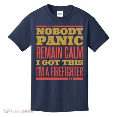 I Got This I'm A Firefighter Kids T-Shirt