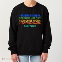 I Got Vaccinated Are You? Vaccine Shot Women's Sweatshirt thumb 0