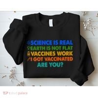 I Got Vaccinated Are You? Vaccine Shot Sweatshirt thumb 2