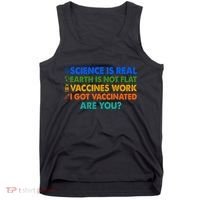 I Got Vaccinated Are You? Vaccine Shot Tank Top thumb 0