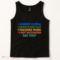 I Got Vaccinated Are You? Vaccine Shot Tank Top thumb 2