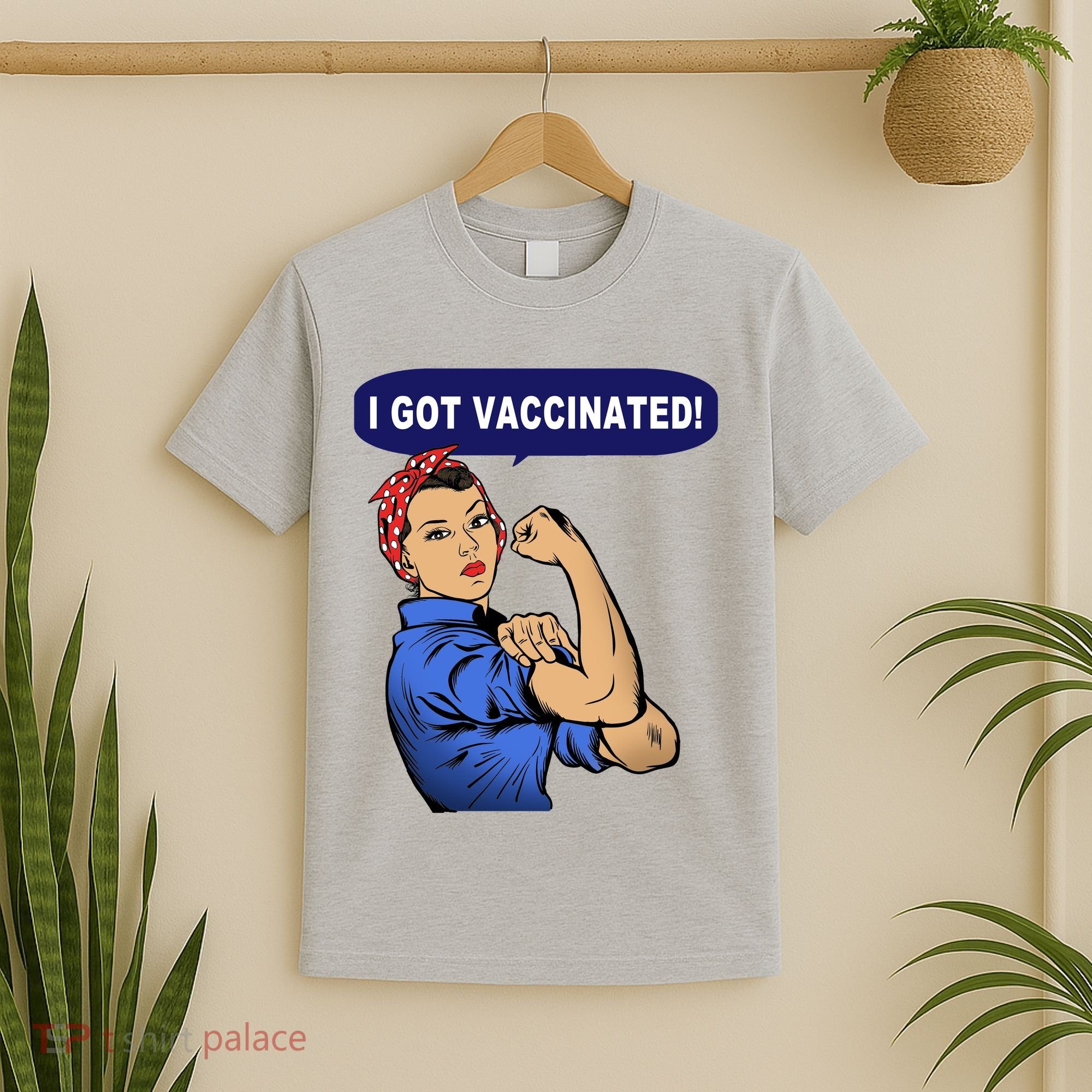I Got Vaccinated We Can Do It Girl T-Shirt