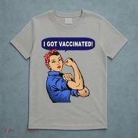 I Got Vaccinated We Can Do It Girl T-Shirt thumb 5