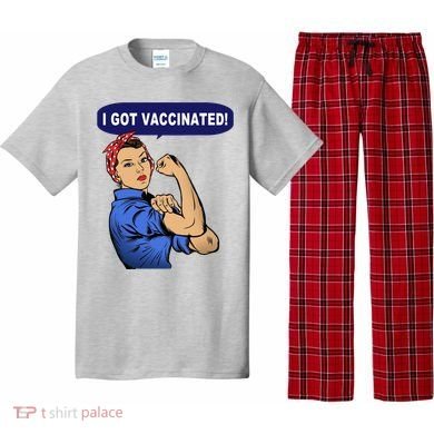 I Got Vaccinated We Can Do It Girl Pajama Set