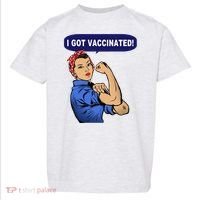 I Got Vaccinated We Can Do It Girl Toddler T-Shirt thumb 0
