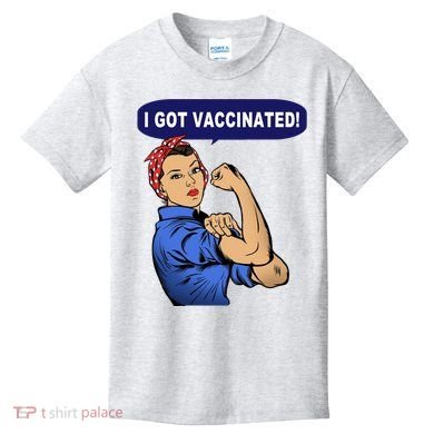 I Got Vaccinated We Can Do It Girl Kids T-Shirt