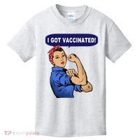 I Got Vaccinated We Can Do It Girl Kids T-Shirt thumb 0