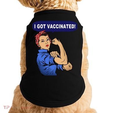 I Got Vaccinated We Can Do It Girl Doggie Tank