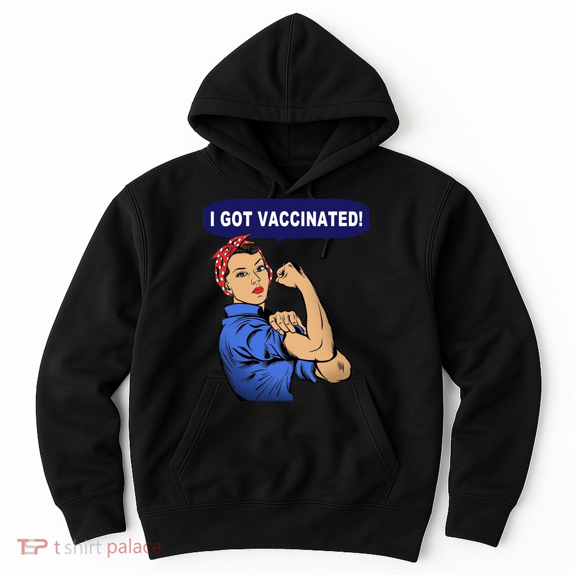 I Got Vaccinated We Can Do It Girl Hoodie