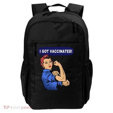 I Got Vaccinated We Can Do It Girl Backpack