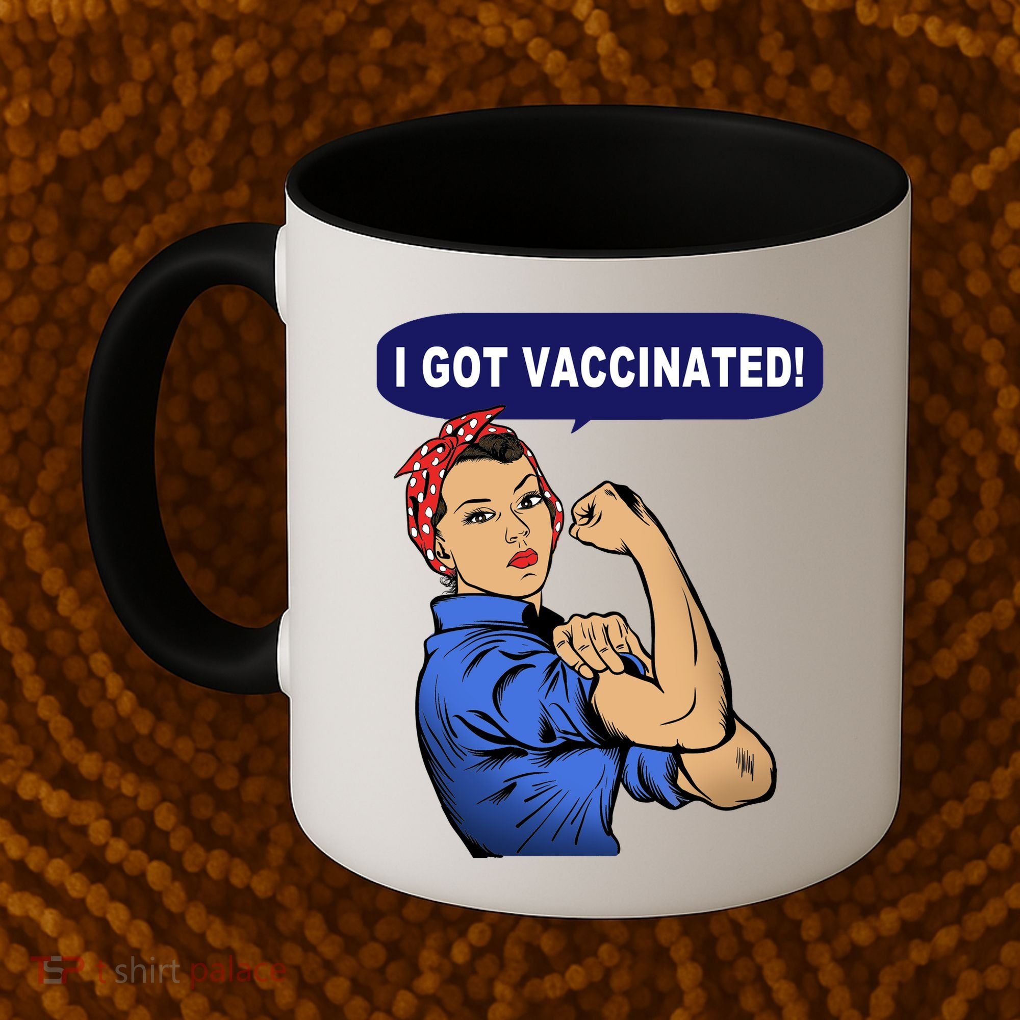 I Got Vaccinated We Can Do It Girl Coffee Mug
