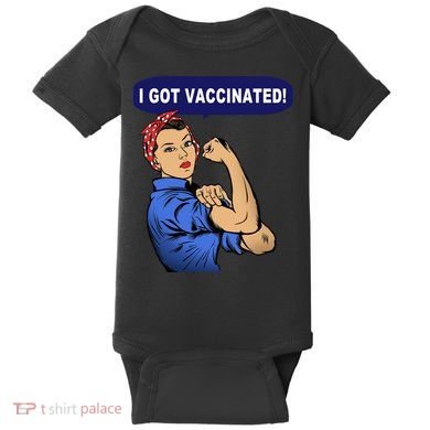 I Got Vaccinated We Can Do It Girl Baby Bodysuit
