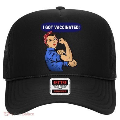 I Got Vaccinated We Can Do It Girl Hat