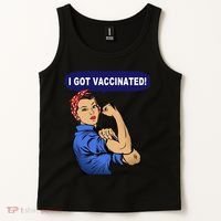 I Got Vaccinated We Can Do It Girl Tank Top thumb 2