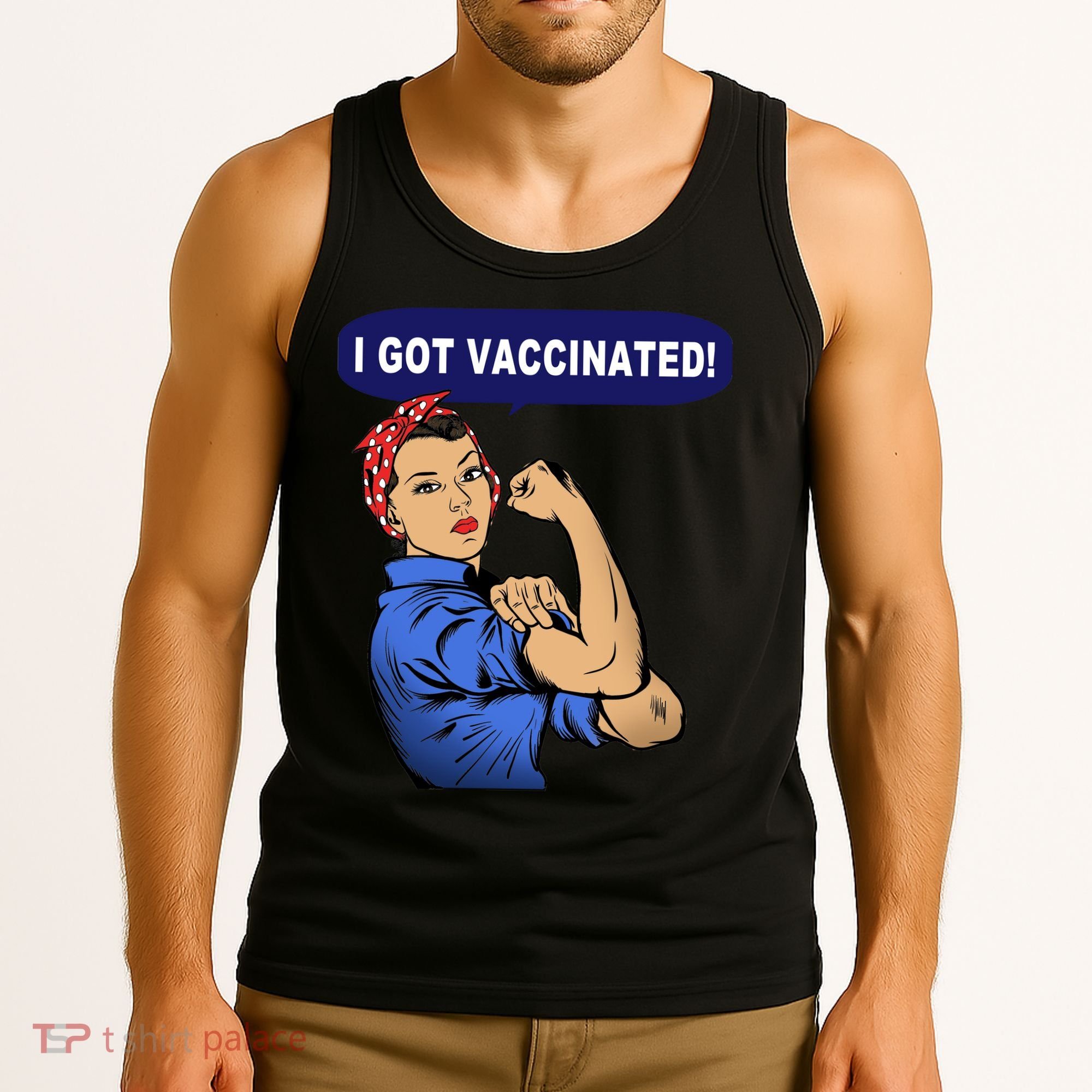 I Got Vaccinated We Can Do It Girl Tank Top