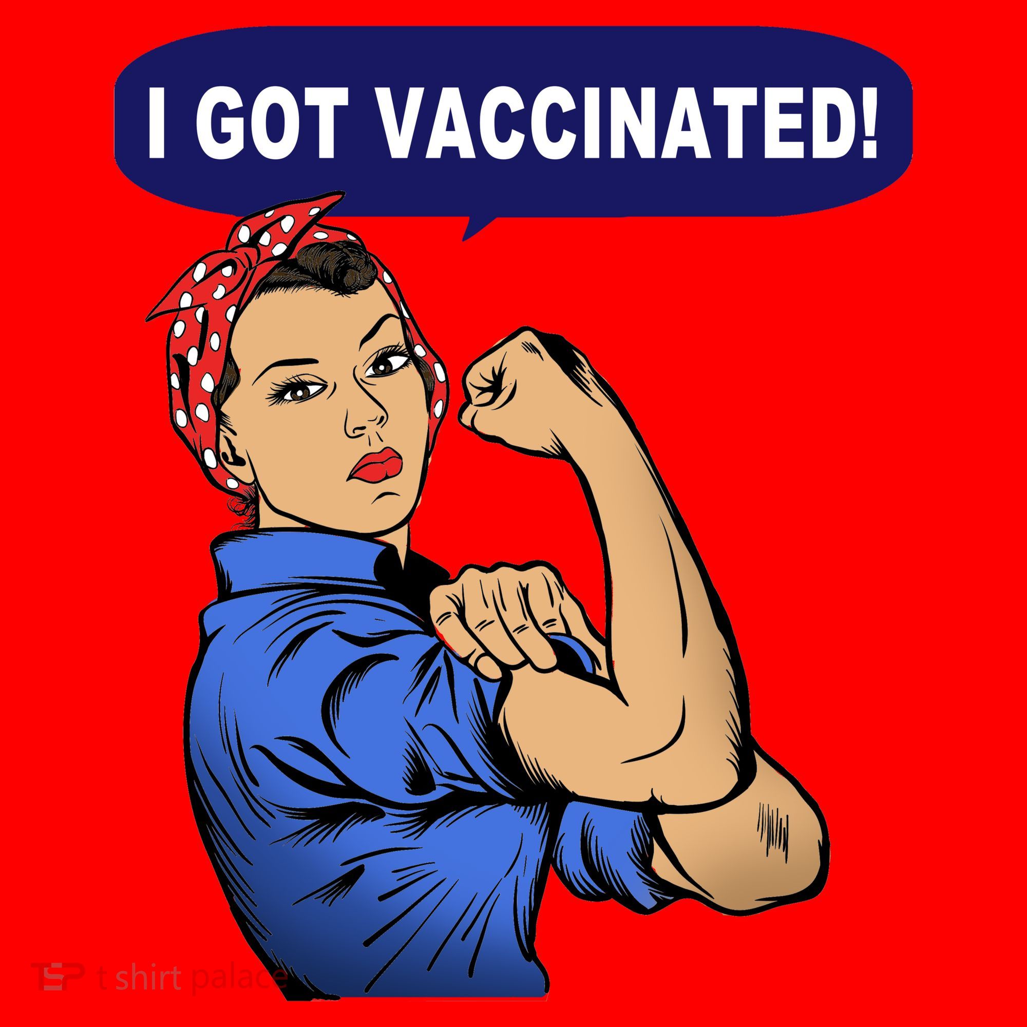 I Got Vaccinated We Can Do It Girl Santa Hat