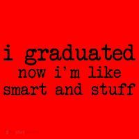 I Graduated Now I'm Like Smart and Stuff Santa Hat thumb 1