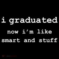 I Graduated Now I'm Like Smart and Stuff Graduation Ornament thumb 1