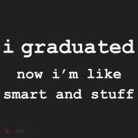 I Graduated Now I'm Like Smart and Stuff Graduation Hat thumb 2