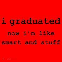 I Graduated Now I'm Like Smart and Stuff Graduation Santa Hat thumb 1