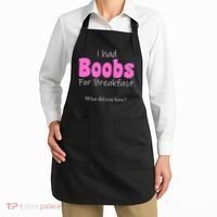 I Had Boobs For breakfast Apron thumb 2