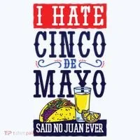 I Hate Cinco De Mayo Said No Juan Ever Kids Long Sleeve Shirt thumb 2