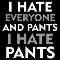 I Hate Everyone And No Pants Women's Tank Top thumb 5