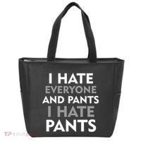 I Hate Everyone And No Pants Tote Bag thumb 0