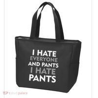 I Hate Everyone And No Pants Tote Bag thumb 3
