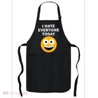 I Hate Everyone Today Smiley Emoji Apron thumb 0