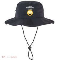 I Hate Everyone Today Smiley Emoji Bucket Hat thumb 0