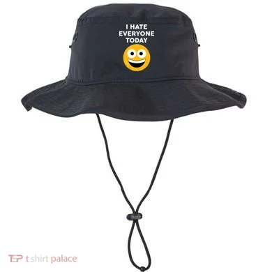 I Hate Everyone Today Smiley Emoji Bucket Hat
