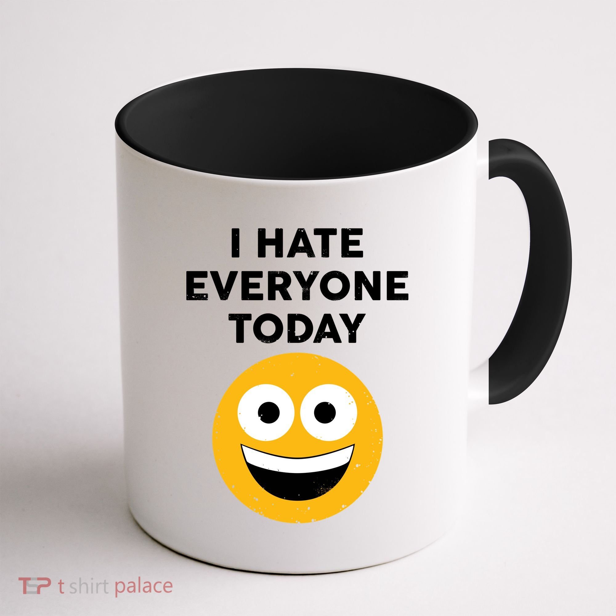 I Hate Everyone Today Smiley Emoji Coffee Mug