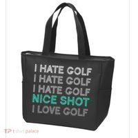 I Hate Golf Nice Shot I Love Golf Funny Tote Bag thumb 3