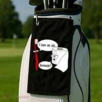 I Hate My Job Seriously Funny Toothbrush Toilet Paper Golf Towel thumb 2