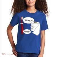 I Hate My Job Seriously Funny Toothbrush Toilet Paper Kids T-Shirt thumb 2