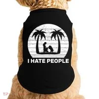 I Hate People Beach Bum Doggie Tank thumb 0