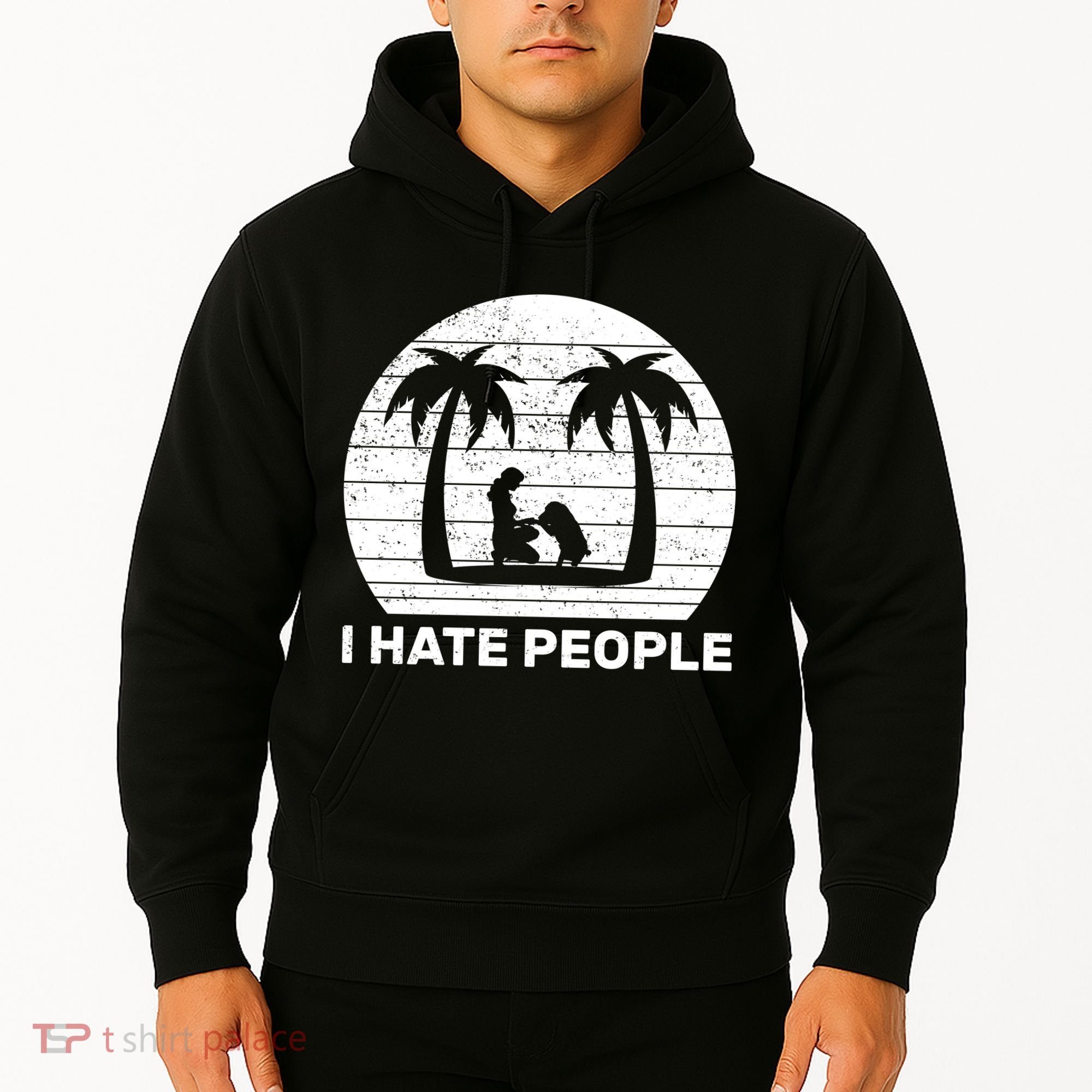 I Hate People Beach Bum Hoodie