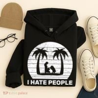 I Hate People Beach Bum Hoodie thumb 4