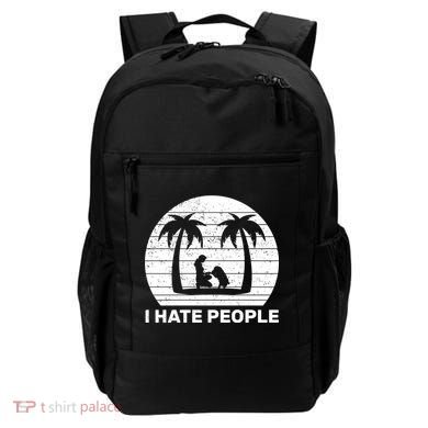 I Hate People Beach Bum Backpack