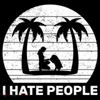 I Hate People Beach Bum Backpack thumb 2