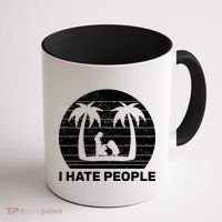 I Hate People Beach Bum Coffee Mug thumb 1