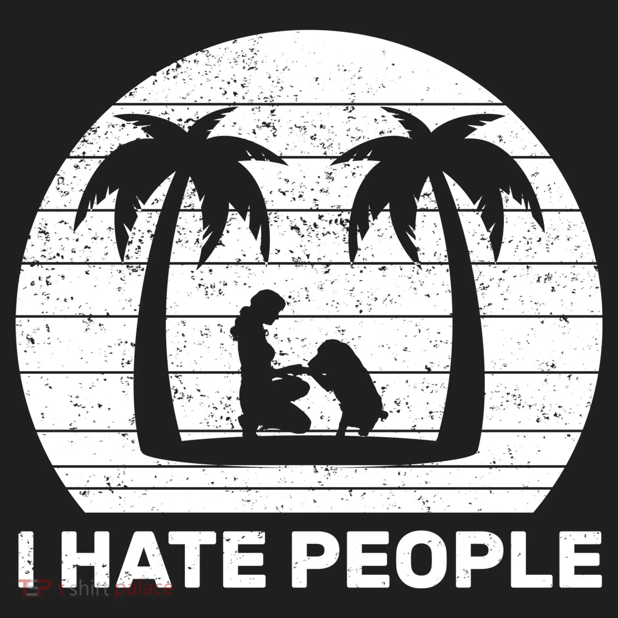 I Hate People Beach Bum Tumbler