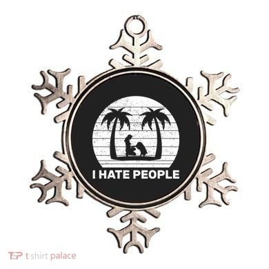 I Hate People Beach Bum Ornament