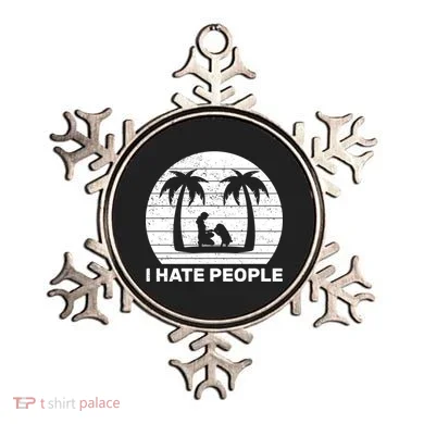 I Hate People Beach Bum Ornament
