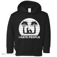I Hate People Beach Bum Toddler Hoodie thumb 0