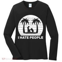 I Hate People Beach Bum Women's Long Sleeve Shirt thumb 0