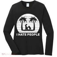 I Hate People Beach Bum Women's Long Sleeve Shirt thumb 0